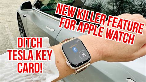 tesla watch nfc key